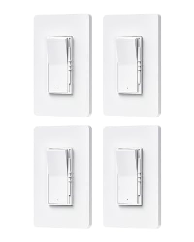 DEWENWILS Dimmer Light Switch, Single Pole/3-Way Slide Dimmer Light Switch