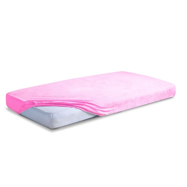 Drap-Housse en Tissu éponge Classique 60x120 cm Haute Densité
