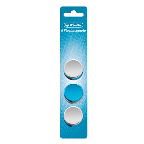 Preisvergleich Produktbild Herlitz 50027484 Flachmagnete Frozen Glam, rund, 6 Stück