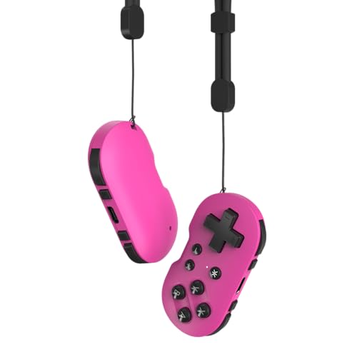 Image of CRKD ATOM - Collectible Keychain Controller for Nintendo Switch, PC, Mac, Mobile and Smart TV (Hot Pink)