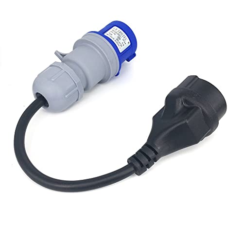 We Top IEC309 316P6 to Europe Female Socket 16A 250V Industrial Heavy Duty Extension Cable Convert the 316C6 to EU CEE7/7 - Image 2