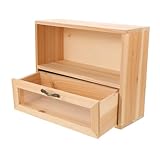 Optimisation de l'espace : cette boîte en bois compacte sert de petit rangement pour le bureau, optimisant ainsi l'espace disponible dans les chambres, les bureaux, les placards de cuisine ou les salles de conférence. elle peut également servir de rangement pour les épices ou les tables