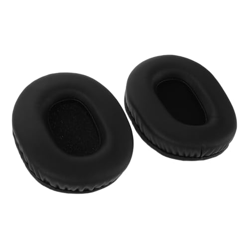 LOORGVEL 2 Stück Ovales Ersatz ohrpolster aus Weichem Schaumstoff Ergonomisch Geformt für Kopfhörer Verbesserte Geräuschisolierung Kompatibel mit Headsets für Büro und Gaming