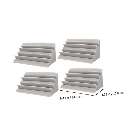 Yardwe 4pcs Paneles Absorbentes de Sonido de Baja Frecuencia Trampas de Graves para KTV Teatro Barra Espuma Aislante Acústico para Esquinas Tratamiento Acústico Efectivo miniatura 3