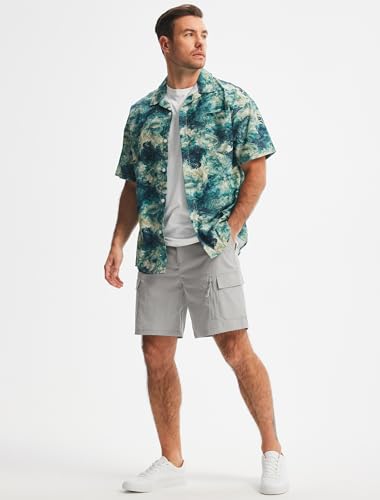 Image of Libin Men's Hiking Cargo Shorts with Zipper Pockets