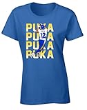 Tenacious Tops Los Angeles Puka Nacua Text Pic Shirt Women's T-Shirt Adult XL Blue
