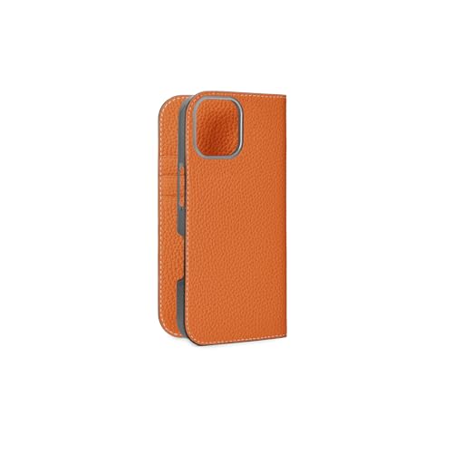 �yBONAVENTURA�z(for iPhone16Pro) �_�C�A���[�P�[�X �V�������N���U�[ [�I�����W ] �X�}�z�P�[�X ���[���b�p�ō������U�[ �{�v MagSafe�Ή� �v���[���g �M�t�g BODT16P-OR