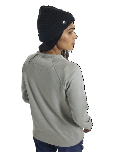 Burton Women's Standard Multipath Grid Crewneck Fleece, Sharkskin, Large #TOP3