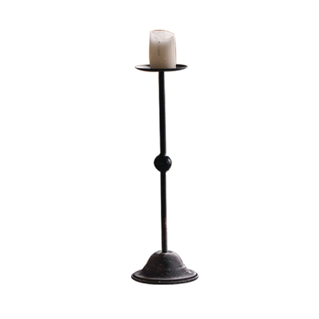 Bougeoir en fer vintage de table pour une bougie votive
