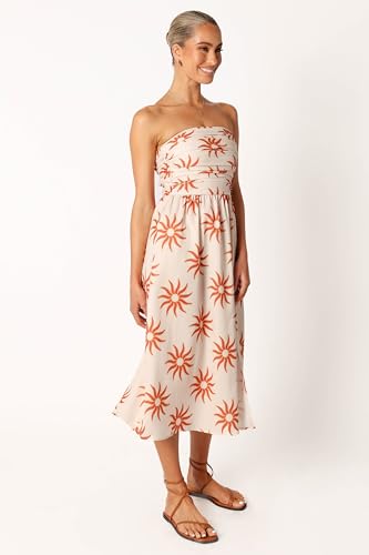 Petal & Pup Ryder Strapless Midi Dress - Soleil XL