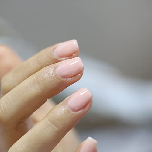 Fzanest Natrual Nude Rubber Base Gel For Nails,Builder Base Clear Sheer Color Gel Nail Polish,Elastic Rubber Base Coat,Builder Extension Gel In A Bottle 15Ml #TOP6