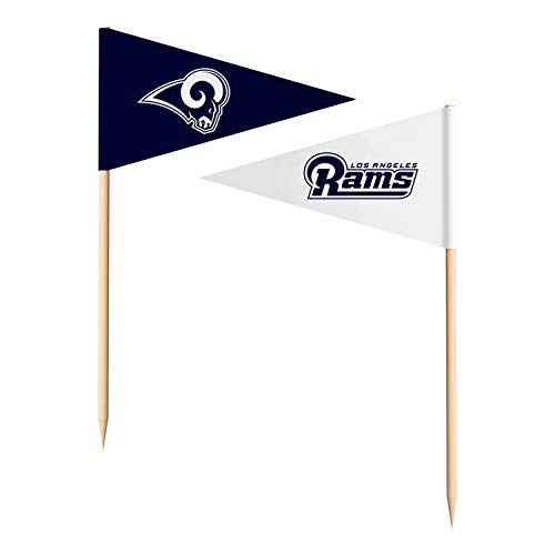 Drapeaux cure-dents Los Angeles Rams sportsvault pour buffet de match entre amis