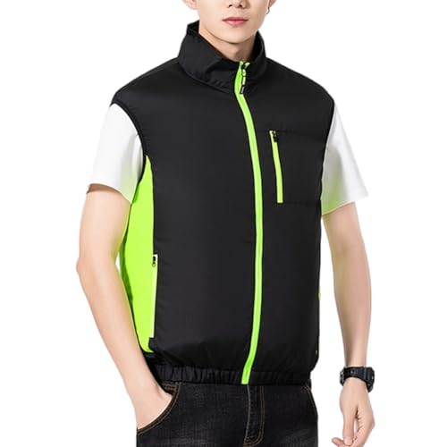 Cooling Vest with 2 Fans Rechargeable, Lightweight Air Conditioner Ice Jacket for Men & Women, Summer Outdoor Hiking Top