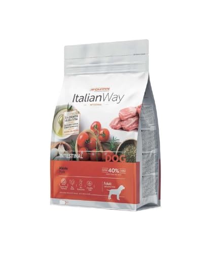 ItalianWay Intestinal Sensitive con Maiale e Piselli Integrali per Cani Adult Medium/Maxi da 12 kg