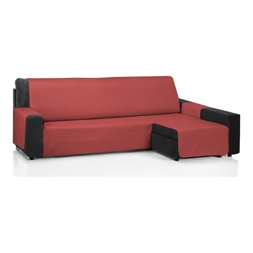 Housse de canapé d'angle réglable rouge 200 cm salon moderne