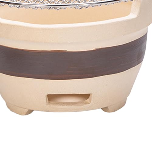 Przenośny japoński grill z gliny węglowej, wentylowany, ceramiczny wędzarnia, mały grill na zewnątrz, na kemping, do gotowania na podwórku, idealny dla miłośników grillowania