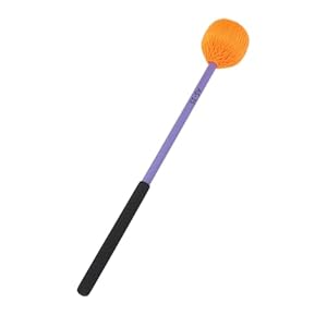 Generic Orange/Lila Marimba Schlägel Gummidämpfung