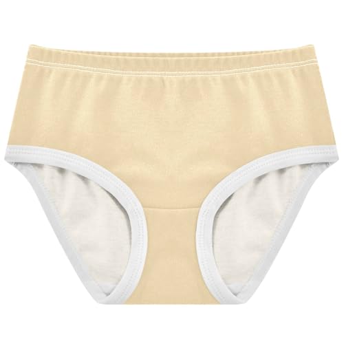 Joisal Girls Underwear Toddlers 2t Cotton Panties Little Girl Cartoon Briefs Undies Kids Peach Beige Khaki