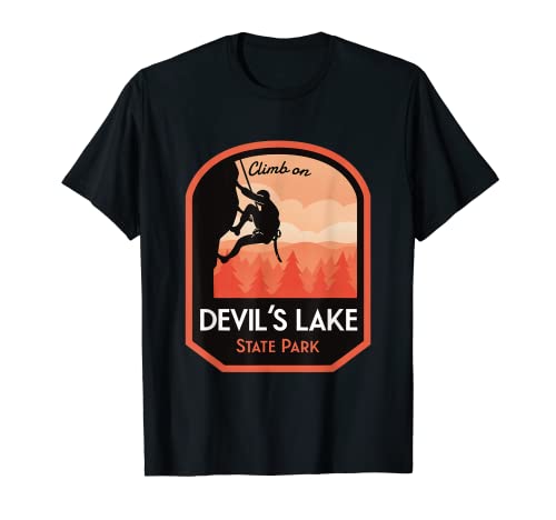 Devils Lake State Park Rock Climbing T-Shirt