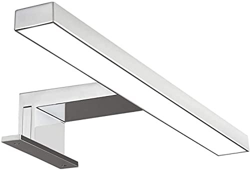 Solupa - Lámpara Aplique LED de Espejo para Baño Fortuna - Driver Integrado - ABS - IP44-30 x 10 x 4.50 cm / 4.8 w / 300 lm/Luz fría