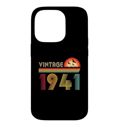 �r���e�[�W 1941 85�΂̒a�����v���[���g �j�����p 85�� �X�}�z�P�[�X iPhone 14 Pro �p