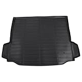HEROFFIX 1 Pc Cargo Liner Rear Trunk Mat for BMW X3 G01 2018-2024 Rear Trunk Cargo Luggage Boot Tray Mat Black TPE Long Grid Pattern