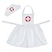 Widmann 00055 - Krankenschwester Set für Kinder, Schürze, Haube, Karneval, Mottoparty