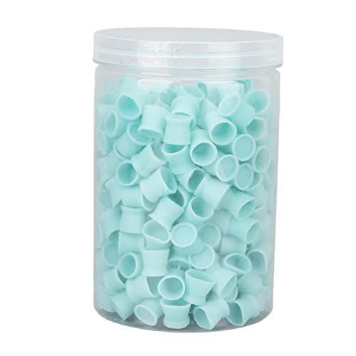 Tattoo Supply 300-Piece Disposable Silicone Ink Cups, 12mm, Blue, for Professional Pigment Color Container