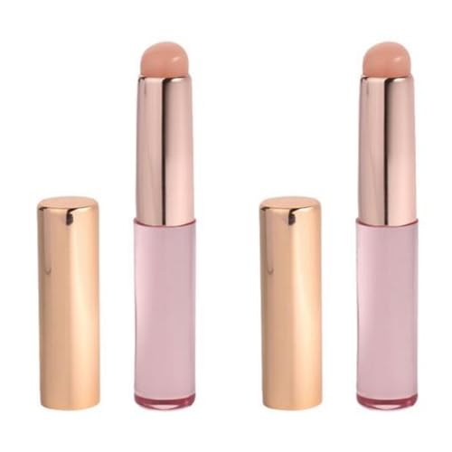 【1/2 個】シリコンリップブラシ 携帯用、リップブラシ シリコン 口紅用、ファンデーションブラシ、リキッドファンデーションブラシ、ファンデーションブラシ 平型 携帯、化粧ブラシ チークブラシ 自然 柔らかく、クリーム、パウダー 用 丸頭 メイクブラシ 旅