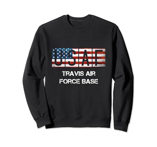 Travis Air Force Base Distressed Sweatshirt