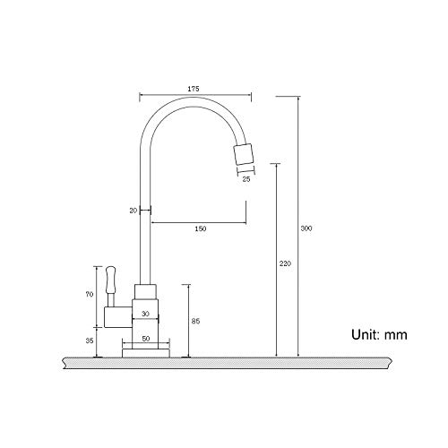 Robinet de cuisine en cuivre bronze antique rétro et chic - 7