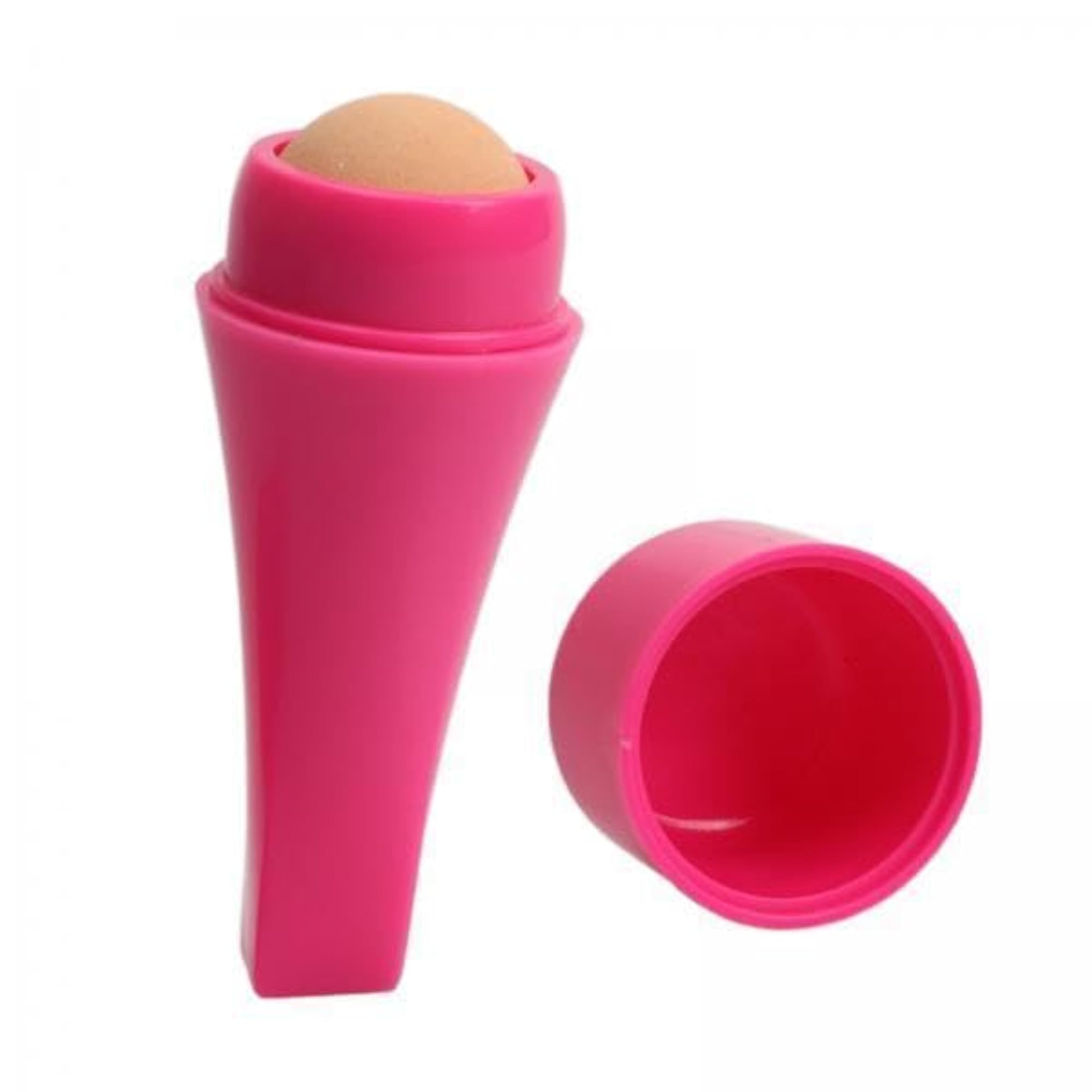 Volcanic Stone Face Roller Reusable Tool, Pink