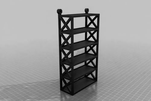 Image of 5-Car Display Rack - Premium Matte Black Tabletop Organizer with Tire Slots & Side Guards for 1:64 Scale Diecast Cars (Hot Wheels, Matchbox, Tomica,)(NO CAR INCLUDED)(Black)