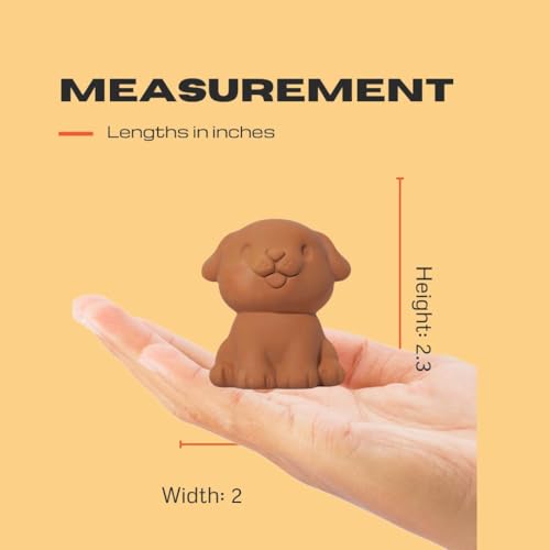 Image of Sifri 3D Brown Sugar Keeper 2-in-1 Set - Terracotta Clay Puppy & Spoon Saver Softener - Cute Kitchen Storage & Freshness Holder for Sugar - Gift for Bakers (1, Dog and Spoon)