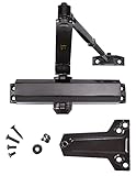 Medium Duty Commercial Door Closer - LYNN HDWR Model # LH6003 (US10B Dark Bronze) Surface Mounted,...
