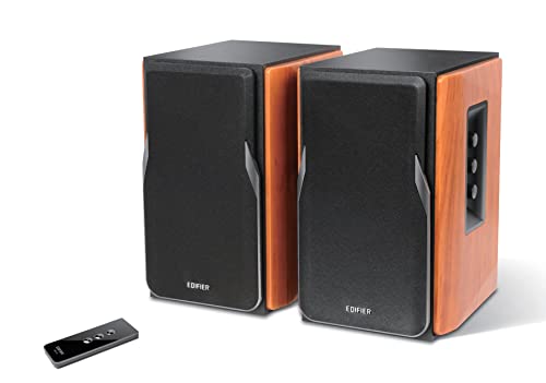 Edifier R1380T Bois – Enceintes Studio bibliothèque Actives, Télécommande IR, 2 Entrées RCA, Prises Optique et Coaxiale… - Les Beatles, Paul McCartney, John Lennon, RIngo Starr, George Harrison Edifier R1380T Bois - Enceintes Studio bibliothèque Actives, Télécommande IR, 2 Entrées RCA, Prises Optique et Coaxiale…