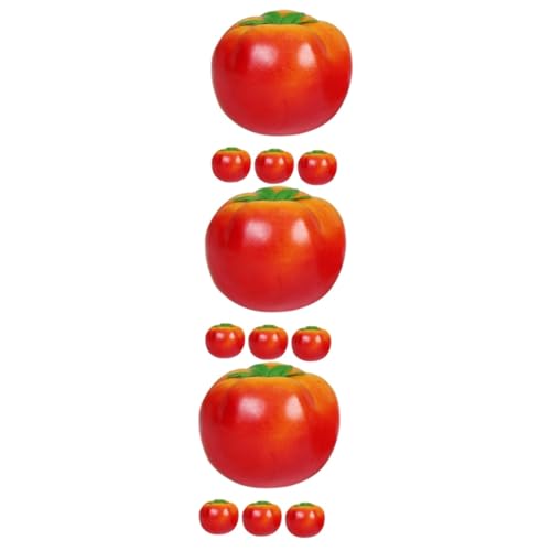 Evite el deterioro en vitrinas con el tomate modelo vegetal realista de espuma roja 2