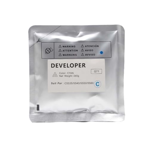 Poudre de toner de développement universel NPG71 cyan 240g pour imprimante C5535 C5540 C5550
