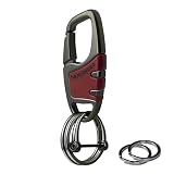 hejojoyzao Keychain Carabiner Clip, Heavy Duty Belt Loop Key Ring Holder
