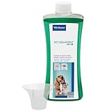 Virbac Vet Aquadent FR3SH – Solución Oral para el Agua de Perros y Gatos – contra el Mal Aliento y la Placa – Enjuague bucal -Triple acción - 500 ml