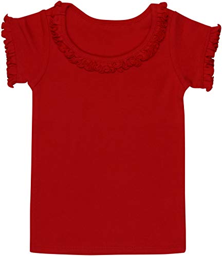 Image of ToBeInStyle Infant Girls' Scoop Neck Puff Sleeve T-Shirt