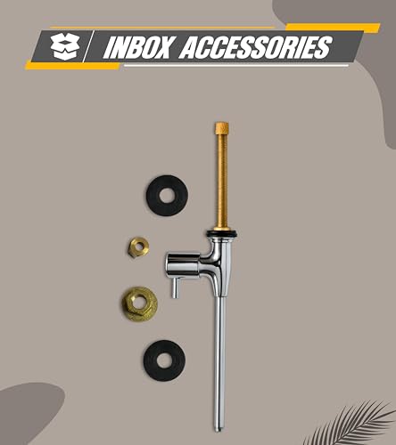 Image of Brass Kitchen Cabinet Tap for Cold RO Water Filter With 3 Year Warranty- No Accessories Required | RO Tap Faucet For Modular Kitchen - Leakproof Tap Cupboard Installation | No Door Opening Required