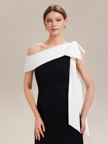 Robe d'invité de mariage sans manche coupe droite confortable - 3