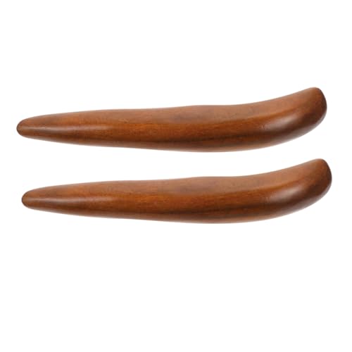 Abaodam Palo de Masaje de Madera 2 Piezas para Puntos de Acupuntura Varilla Manual para Masaje Corporal Herramienta de Desguace para Circulación y Relajación en Hogar y Salón