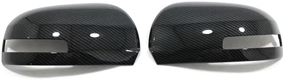 1Pair Car Rearview Mirror Cover Trim for Mitsubishi Outlander 2013 2014 2015 2016 2017 2018 2019 2020 Carbon Fiber