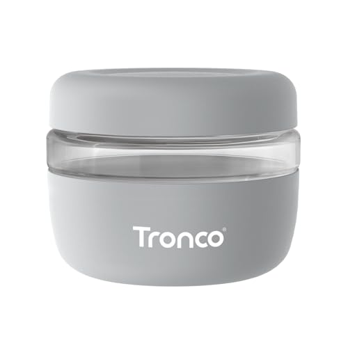 Image of Tronco 16 oz Glass Food Storage & Lunch Bowl Containers with Airtight Lids