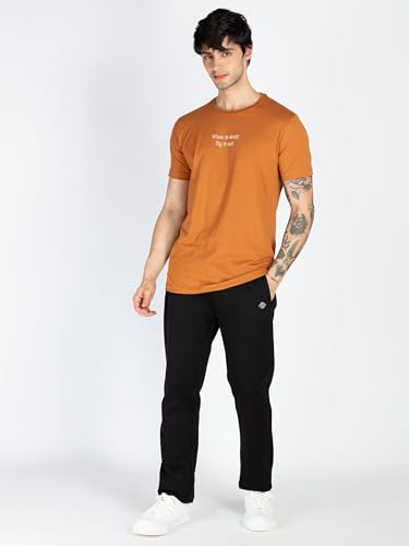 Image of Status Quo Men's Polyester Solid Regular Fit Trackpant | CR-TRK-251-P70 |