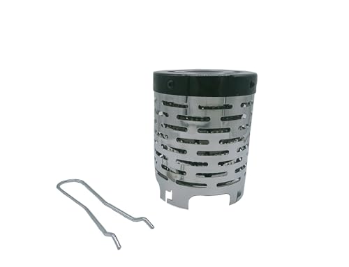 Mini estufa de gas resistente al desgaste for acampar aire libre, portátil, acero, con cubierta calefactora