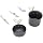 Keenso Camping Cookware Mess Kit, Aluminio Anodizado, Juego de Cocina Ligero para Camping y Senderismo miniatura 2