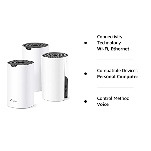 Tp-Link Deco Whole Home Mesh Wifi System– Up To 5,500 Sq.ft. Coverage, Wifi Router/Extender Replacement, Gigabit Ports,Seamless Roaming, Parental Controls, Works With Alexa(Deco S4 3-Pack) (Renewed) #TOP7